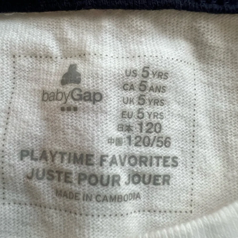 Gap Boys cotton long sleeve tee New NWT